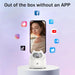 Soporte para teléfono móvil seguimiento facial automático, rotación de 360 - Quierox - Tienda Online