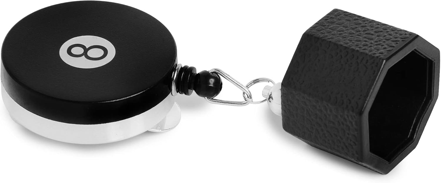Soporte retráctil para tiza de billar OKKO con forma octagonal para 8 bolas - Quierox - Tienda Online