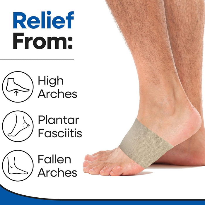 Soportes de arco para aliviar la fascitis plantar | Soporte de compresión - Quierox - Tienda Online