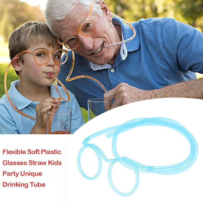 Sorbete o pajita para fiestas infantiles, tubo para beber exclusivo de plástico blando flexibles - Quierox - Tienda Online