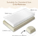 SOULFUL Sábanas de muselina para cuna, para niños y niñas paquete de 2 (28 x 52 pulgadas, blanco y salvia niebla) - Quierox - Tienda Online