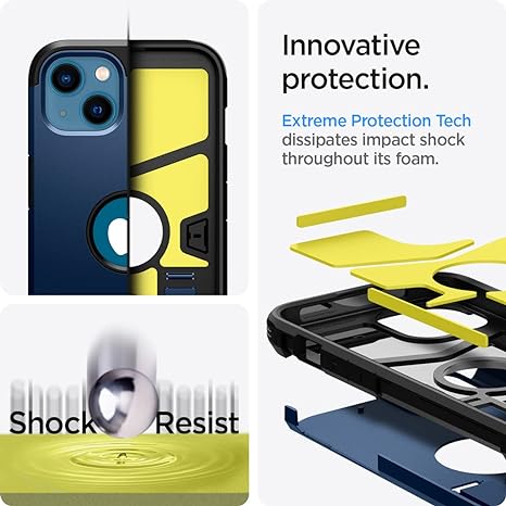 Spigen Tough Armor, tecnología de protección extrema,funda diseñada para iPhone 13 - Quierox - Tienda Online