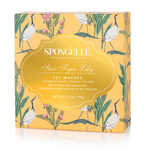SPONGELLÉ Gel de baño Buffer Star Tiger Lily, 3.5oz - Quierox - Tienda Online