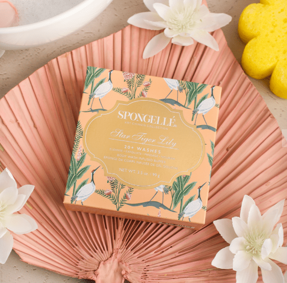 SPONGELLÉ Gel de baño Buffer Star Tiger Lily, 3.5oz - Quierox - Tienda Online