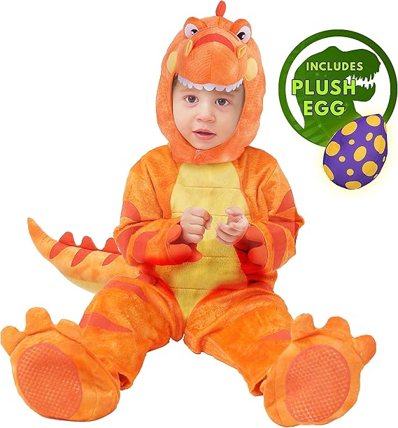 Spooktacular Creations Disfraz de dinosaurio de Halloween para niños, disfraz de T - Rex con huevo para bebé - Quierox - Tienda Online