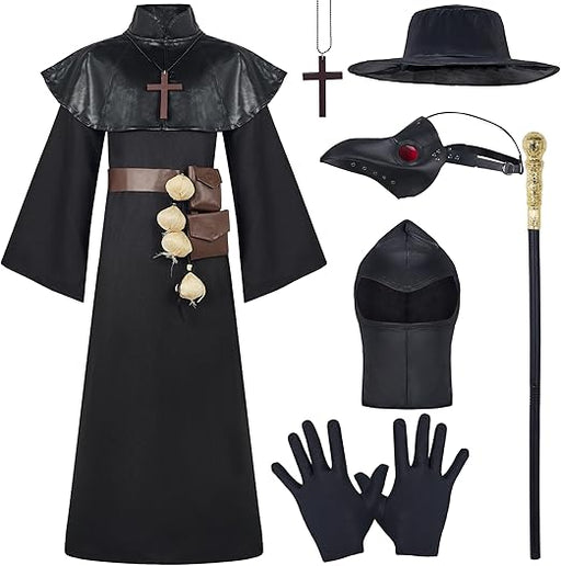 Spooktacular Creations - Disfraz de Doctor de la Peste Negra 10 en 1 para Halloween - Quierox - Tienda Online