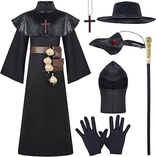 Spooktacular Creations - Disfraz de Doctor de la Peste Negra 10 en 1 para Halloween - Quierox - Tienda Online