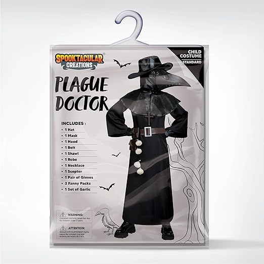 Spooktacular Creations - Disfraz de Doctor de la Peste Negra 10 en 1 para Halloween - Quierox - Tienda Online