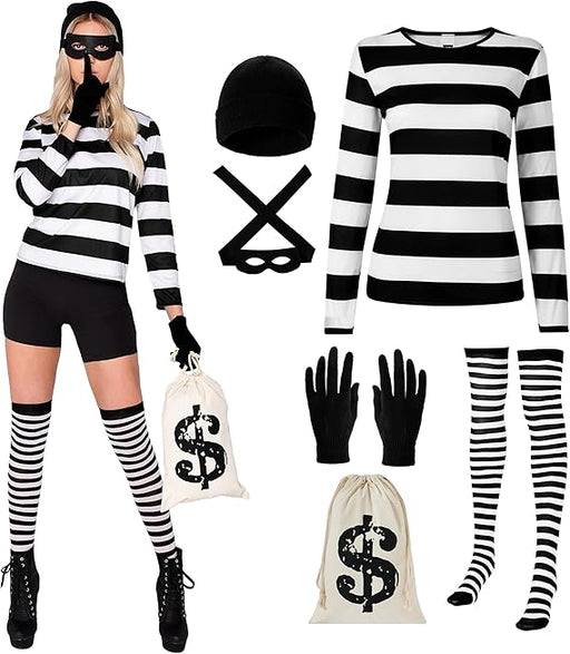 Spooktacular Creations Disfraz de ladrón de Halloween para mujer - Quierox - Tienda Online
