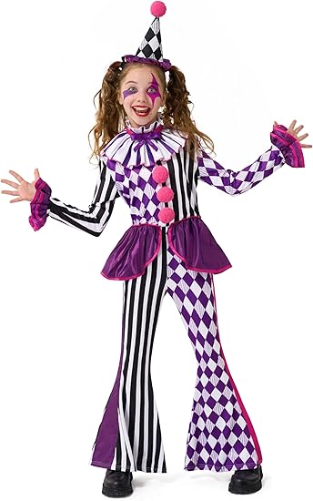Spooktacular Creations Disfraz de payaso de Halloween para niñas - Quierox - Tienda Online
