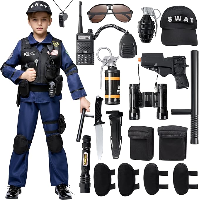 Spooktacular Creations Disfraz de Policía SWAT para Niños - Quierox - Tienda Online
