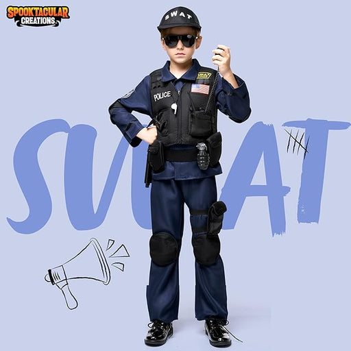 Spooktacular Creations Disfraz de Policía SWAT para Niños - Quierox - Tienda Online
