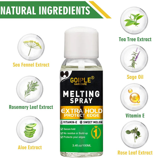 Spray de fusión de encaje, adhesivo para el cabello sin pegamento para pelucas y extensiones - Quierox - Tienda Online