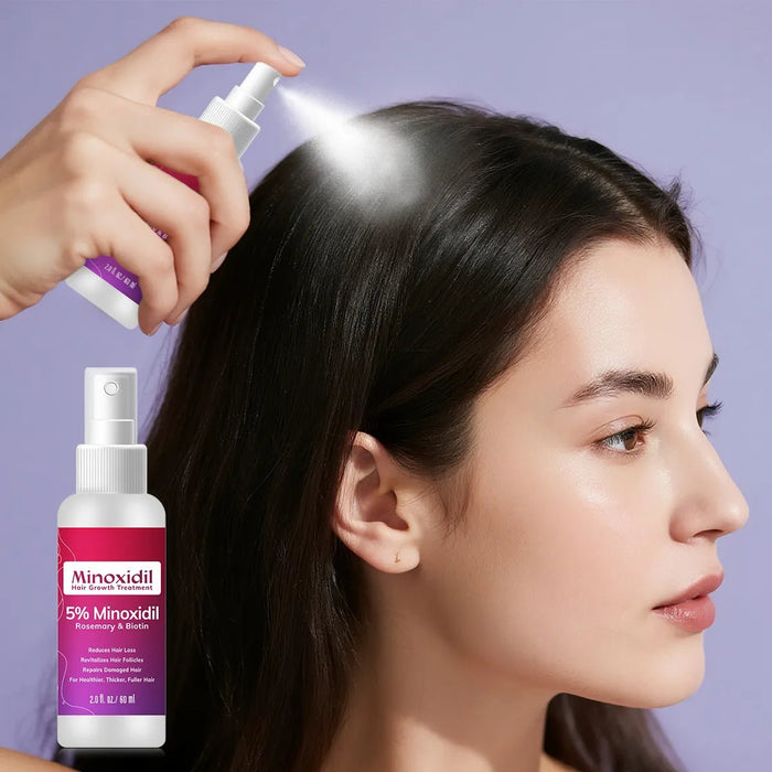 Spray Minoxidil 5% Crecimiento Sérum Para Cabello Y Barba - Quierox - Tienda Online