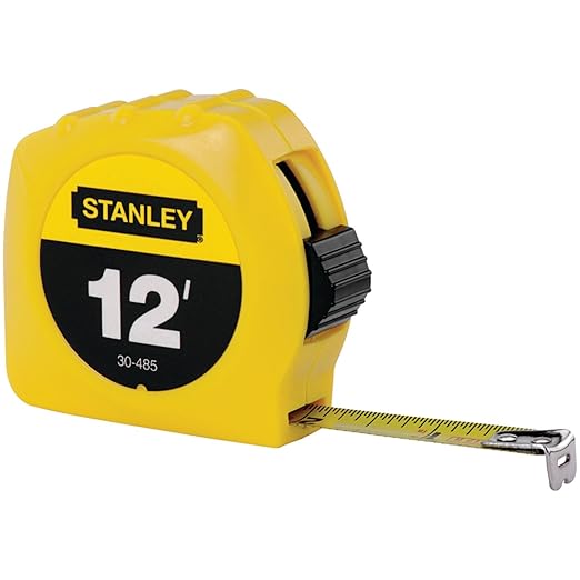 Stanley Herramientas manuales 30 - 485 1/2" X 12' Regla de cinta - Quierox - Tienda Online