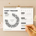 Stay on Track Calendario de pared con seguimiento de hábitos, diario, semanal y mensual - Quierox - Tienda Online
