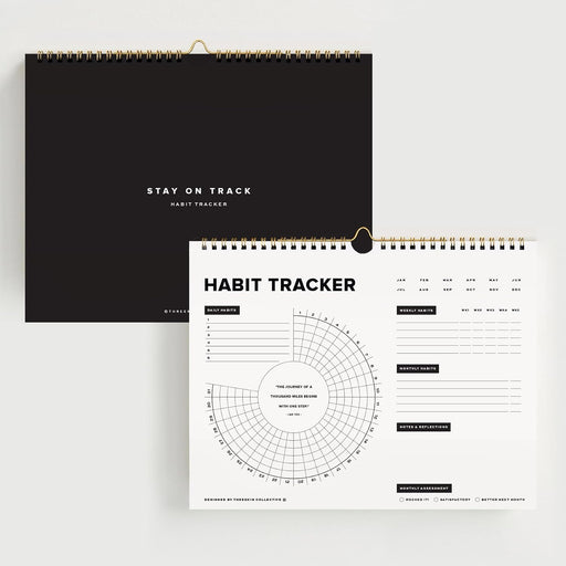 Stay on Track Calendario de pared con seguimiento de hábitos, diario, semanal y mensual - Quierox - Tienda Online