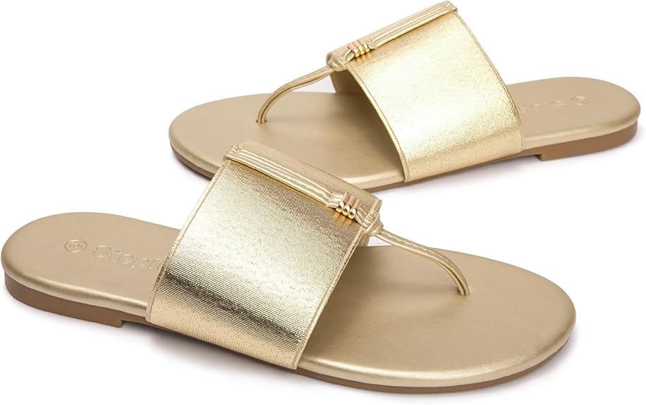Steplink Sandalias elásticas con correa en T para mujer - Quierox - Tienda Online