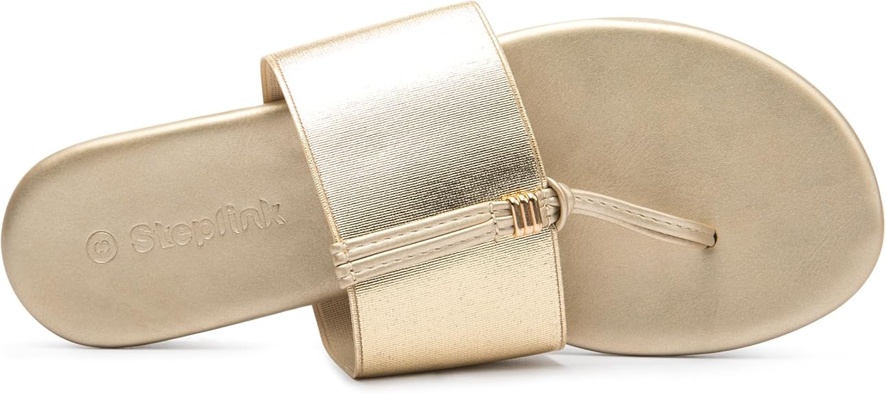 Steplink Sandalias elásticas con correa en T para mujer - Quierox - Tienda Online