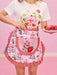 Strawberry Shortcake X SHEIN 1 pieza Delantal medio con estampado de fresa - Quierox - Tienda Online