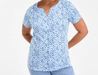 Style & Co - Camiseta Henley de punto de manga corta - Quierox - Tienda Online