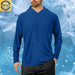 Sudadera con capucha de manga larga raglán para hombre con protección solar UPF 50+ - Quierox - Tienda Online