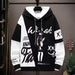Sudadera con capucha estampada Harajuku para hombre - Sudadera informal con estampado urbano - Quierox - Tienda Online