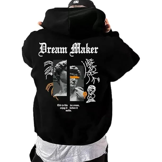 Sudadera Con Capucha Hip Hop De Moda Para Hombre - Quierox - Tienda Online