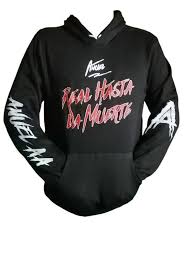 Sudadera con capucha para hombre con Estampado Anuel, Real Hasta La Muerte - Quierox - Tienda Online
