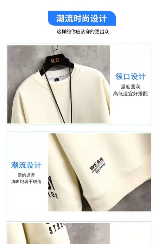 Sudadera de otoño para hombre, camiseta de manga larga con estampado de oso fresco - Quierox - Tienda Online