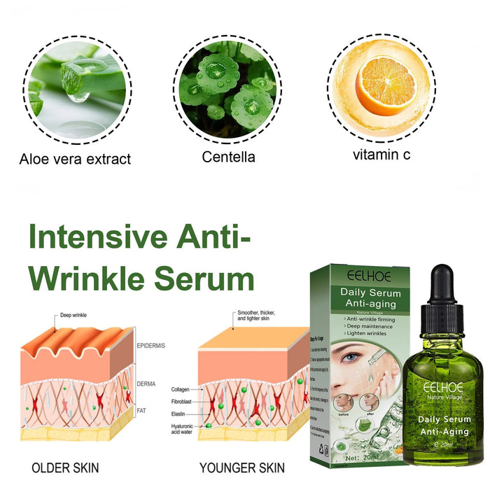 Suero diario EELHOE, esencia antiedad profunda, reafirma la piel, apto para piel sensible - Quierox - Tienda Online