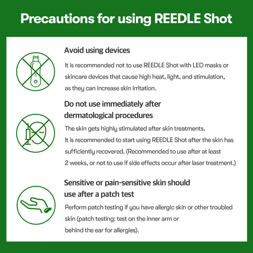 Suero Reedle Shot 300 para la cara, 50 ml, Made in Korea, tratamiento antienvejecimiento - Quierox - Tienda Online