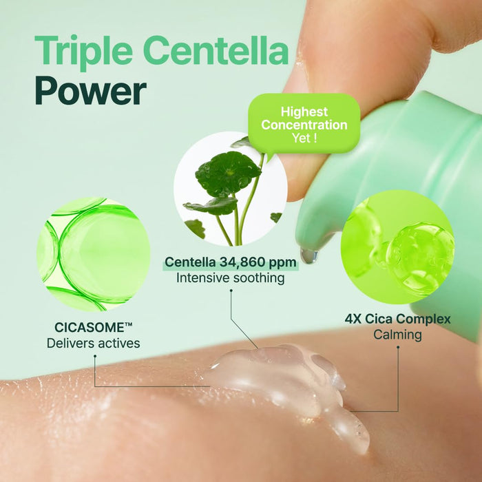 Suero sin perfume de centella PURITO, 34 860 ppm de centella - Quierox - Tienda Online