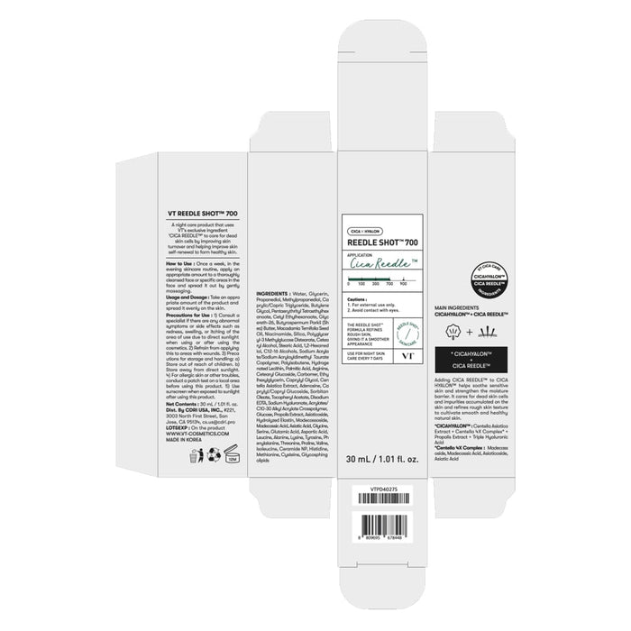 Suero VT Centella Asiatica Microneedle 700 (30g) - Quierox - Tienda Online