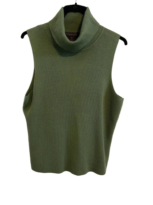 Suéter acanalado sin mangas de cuello alto de Chadwicks - Quierox - Tienda Online