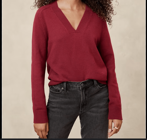 Suéter de cuello en V perfectamente suave - Quierox - Tienda Online