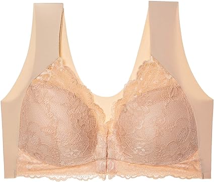 Sujetador con cierre frontal para mujeres sin anillo de acero francés, sin costuras - Quierox - Tienda Online