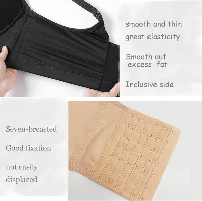 Sujetador de copa profunda para mujer, cobertura completa de la espalda - Quierox - Tienda Online