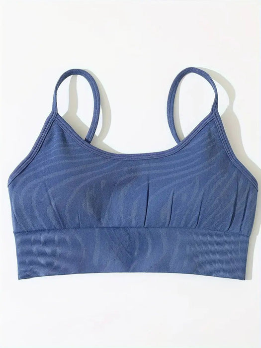 Sujetador deportivo con estampado de ondas - Quierox - Tienda Online