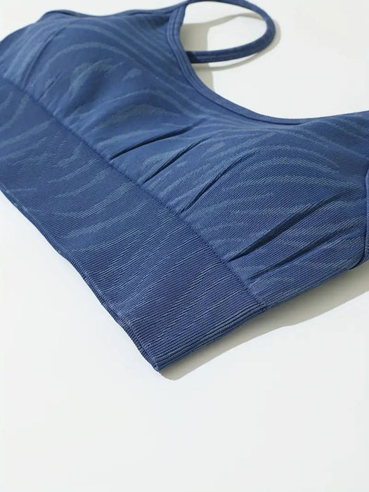 Sujetador deportivo con estampado de ondas - Quierox - Tienda Online