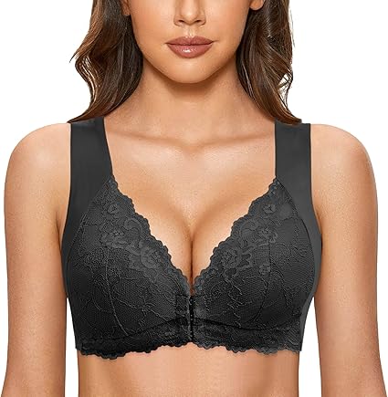 Sujetador T sin costuras sin forro con cierre frontal, uso diario, para mujer - Quierox - Tienda Online