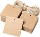 SUMAJU 100 Etiquetas de Regalo de Papel Kraft - Quierox - Tienda Online