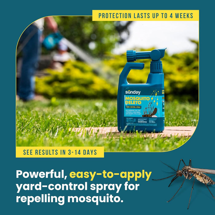 Sunday Mosquito Deleto - Spray repelente de mosquitos y control de insectos - Quierox - Tienda Online