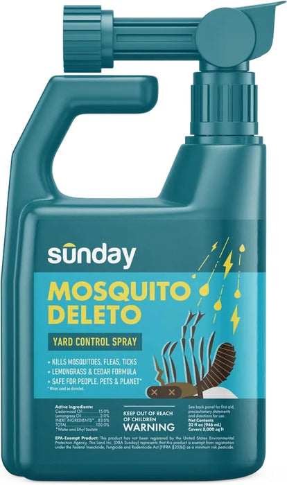 Sunday Mosquito Deleto - Spray repelente de mosquitos y control de insectos - Quierox - Tienda Online