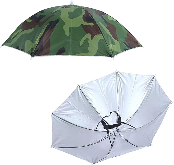 SUNGOOYUE Sombrero de paraguas de pesca portátil impermeable gorra elástica - Quierox - Tienda Online