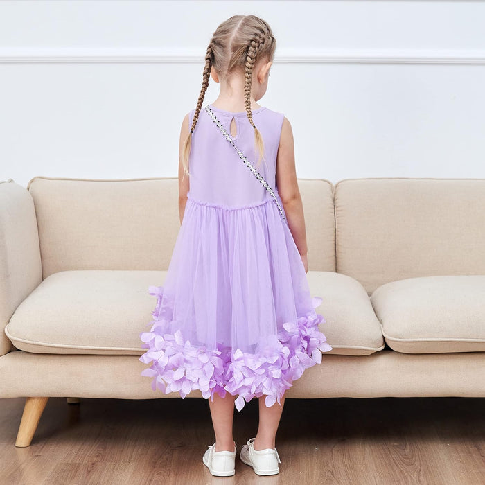 Sunny Fashion Vestido para niñas con bolso - Quierox - Tienda Online