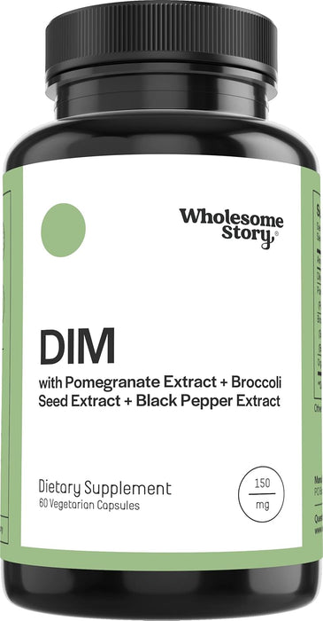 Suplemento DIM para mujeres | DIM SGS | Mezcla de granada, brócoli y pimienta negra, 60 capsulas - Quierox - Tienda Online