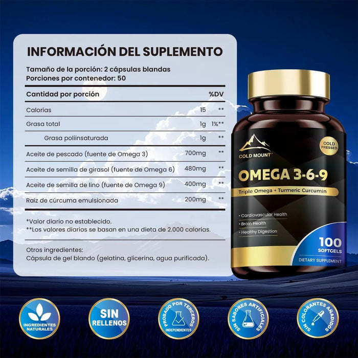 Suplemento integral formulado con Omega 3, 6 y 9 - Quierox - Tienda Online