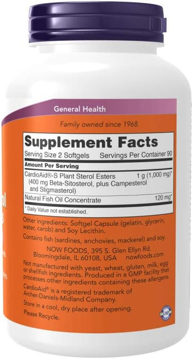 Suplementos de NOW Foods, esteroles vegetales de beta - sitosterol - Quierox - Tienda Online