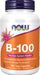 Suplementos NOW Foods, Vitamina B - 100, Producción de energía - Quierox - Tienda Online